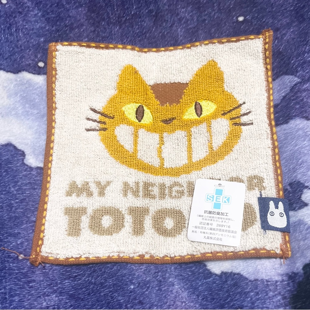 Catbus Mame Marushin Mini Towel ☆o-[･o･]-o尸★